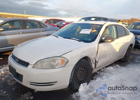 2008 Chevrolet Impala Police z USA, uszkodzony, nr VIN 2G1WS553981380629